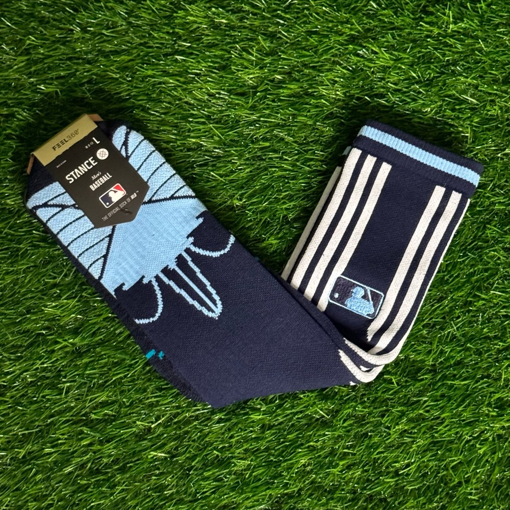 Stance Blue and White Casual Socks